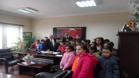 100.Yıl Atatürk İlkokulu Öğrencilerinin Müdürlüğümüzü ziyareti