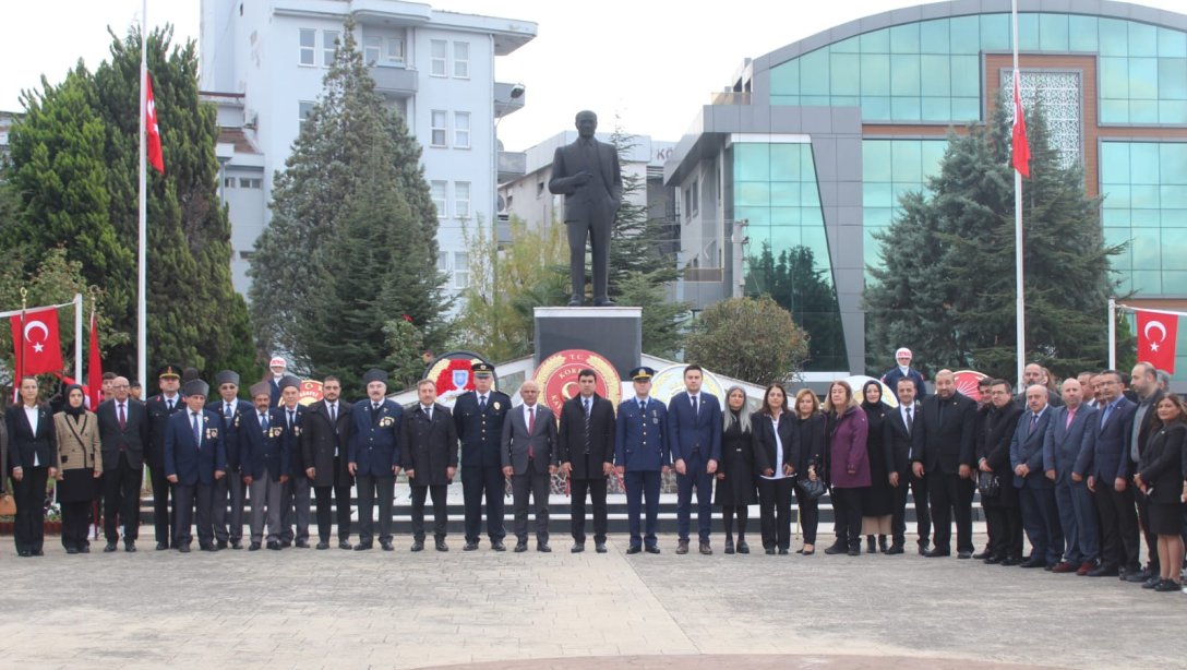  Gazi Mustafa Kemal Atatürk'ün, ebediyete irtihalinin yıl dönümünde saygı ve minnetle anıldı